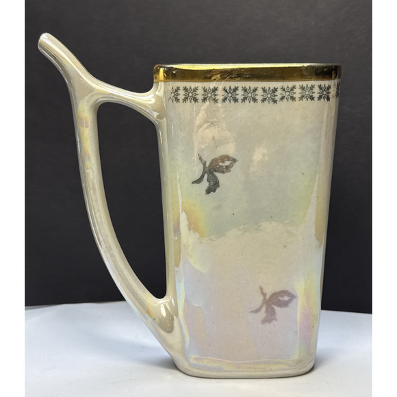 Old Karlovy Vary Czech Porcelain Hot Spring Water Sipping Cup Mug Lusterware - Picture 4 of 12